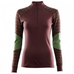Aclima - Women's Designwool Glitre Mock Neck - Sous-vêtement mérinos -Sous-vêtements mérinos Soldes aclima womens designwool glitre mock neck sous vetement merinos 2