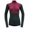Devold - Women's Lauparen Merino 190 Zip Neck - Sous-vêtement mérinos -Sous-vêtements mérinos Soldes devold womens lauparen merino 190 zip neck sous vetement merinos