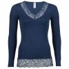 Engel - Women's Shirt L/S mit Spitze - Sous-vêtement en soie 2 Engel - Women's Shirt L/S mit Spitze - Sous-vêtement en soie -Sous-vêtements mérinos Soldes engel womens shirt l s mit spitze sous vetement en soie