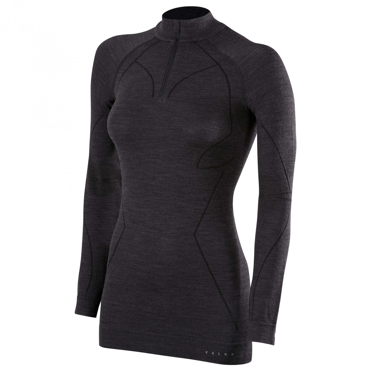 Falke - Women's Wool-Tech Zip Shirt - Sous-vêtement mérinos 3 Falke - Women's Wool-Tech Zip Shirt - Sous-vêtement mérinos