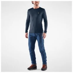Fjällräven - Bergtagen Thinwool L/S - Sous-vêtement mérinos -Sous-vêtements mérinos Soldes fjaellraeven bergtagen thinwool l s sous vetement merinos detail 3