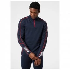 Helly Hansen - Lifa Merino Lightweight 1/2 Zip - Sous-vêtement mérinos -Sous-vêtements mérinos Soldes helly hansen lifa merino lightweight 1 2 zip sous vetement merinos detail 3