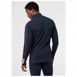 Helly Hansen - Lifa Merino Lightweight 1/2 Zip - Sous-vêtement mérinos -Sous-vêtements mérinos Soldes helly hansen lifa merino lightweight 1 2 zip sous vetement merinos detail 4