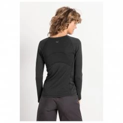 Hessnatur - Women's Struktur-Funktionsshirt Merino & Seide - Sous-vêtement mérinos -Sous-vêtements mérinos Soldes hessnatur womens struktur funktionsshirt merino seide sous vetement merinos detail 3