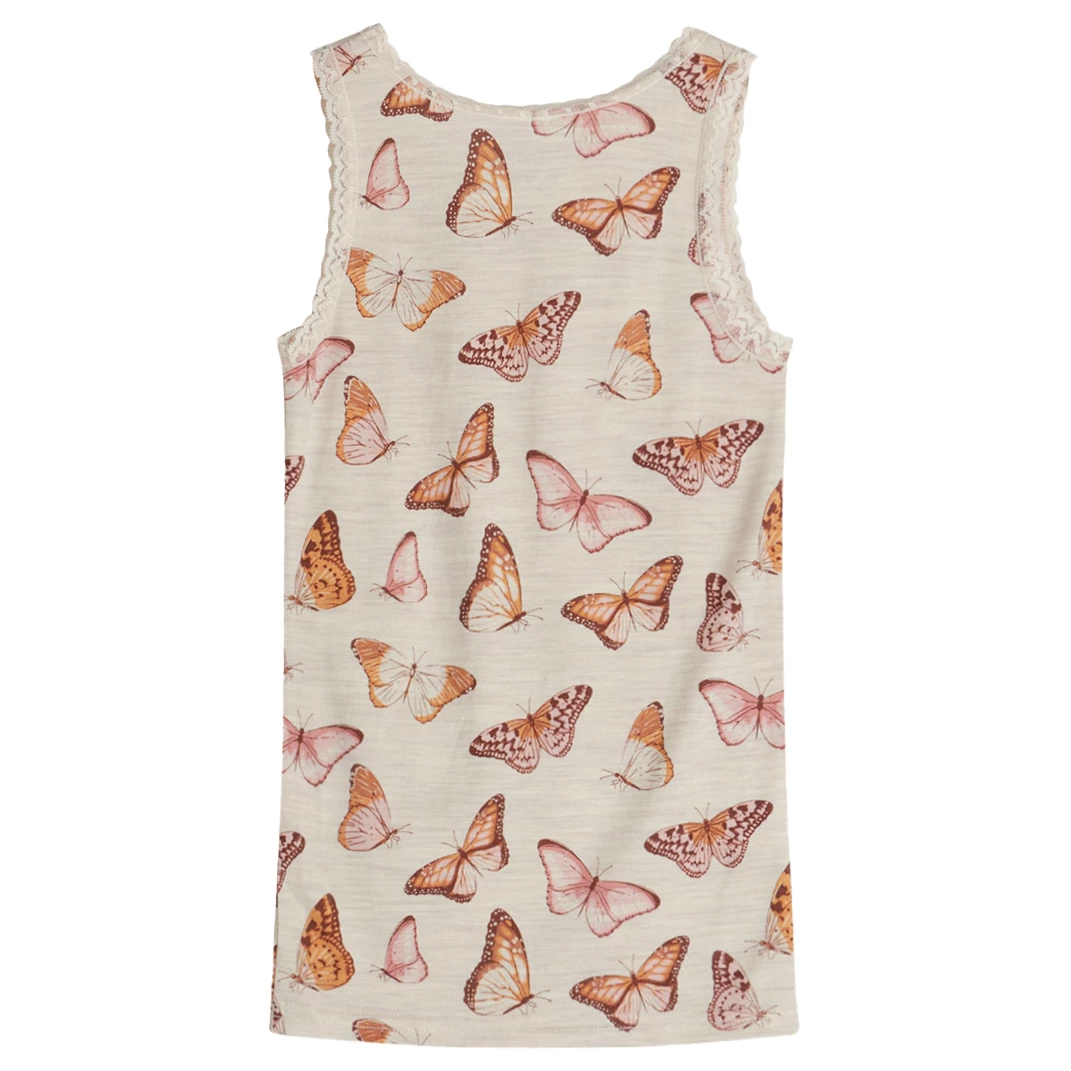 Hust&Claire - Kid's Fie Slipdress - Sous-vêtement mérinos 4 Hust&Claire - Kid's Fie Slipdress - Sous-vêtement mérinos – Image 2