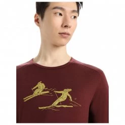 Icebreaker - 200 Oasis L/S Crewe Last Run - Sous-vêtement mérinos -Sous-vêtements mérinos Soldes icebreaker 200 oasis l s crewe last run sous vetement merinos detail 5