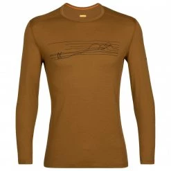 Icebreaker - 200 Oasis L/S Crewe Ski Stripes - Sous-vêtement mérinos -Sous-vêtements mérinos Soldes icebreaker 200 oasis l s crewe ski stripes sous vetement merinos 1