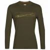 Icebreaker - 200 Oasis L/S Crewe Ski Stripes - Sous-vêtement mérinos