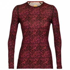 Icebreaker - Women's 200 Oasis L/S Crewe Lichen - Sous-vêtement mérinos -Sous-vêtements mérinos Soldes icebreaker womens 200 oasis l s crewe lichen sous vetement merinos 2