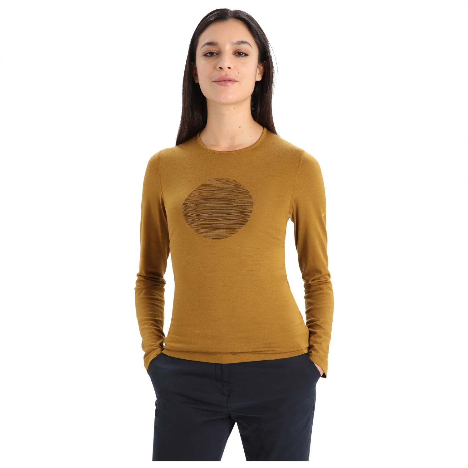 Icebreaker - Women's 200 Oasis L/S Crewe Ski Circle - Sous-vêtement mérinos 4 Icebreaker - Women's 200 Oasis L/S Crewe Ski Circle - Sous-vêtement mérinos – Image 2