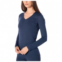 Icebreaker - Women's 200 Oasis L/S V - Sous-vêtement mérinos -Sous-vêtements mérinos Soldes icebreaker womens 200 oasis l s v sous vetement merinos detail 3