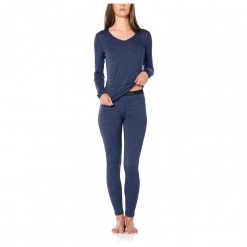 Icebreaker - Women's 200 Oasis L/S V - Sous-vêtement mérinos -Sous-vêtements mérinos Soldes icebreaker womens 200 oasis l s v sous vetement merinos detail 5