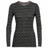 Icebreaker - Women's 250 Vertex L/S Crewe Alpine Geo - Sous-vêtement mérinos -Sous-vêtements mérinos Soldes icebreaker womens 250 vertex l s crewe alpine geo sous vetement merinos