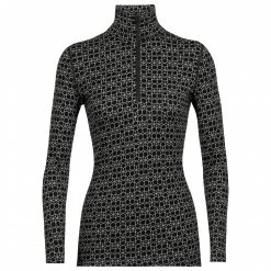 Icebreaker - Women's 250 Vertex L/S Half Zip Alpine Geo - Sous-vêtement mérinos