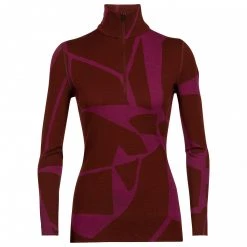 Icebreaker - Women's 250 Vertex L/S Half Zip Landscapes - Sous-vêtement mérinos -Sous-vêtements mérinos Soldes icebreaker womens 250 vertex l s half zip landscapes sous vetement merinos 2