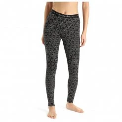Icebreaker - Women's 250 Vertex Leggings Alpine Geo - Sous-vêtement mérinos -Sous-vêtements mérinos Soldes icebreaker womens 250 vertex leggings alpine geo sous vetement merinos detail 2