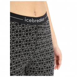 Icebreaker - Women's 250 Vertex Leggings Alpine Geo - Sous-vêtement mérinos -Sous-vêtements mérinos Soldes icebreaker womens 250 vertex leggings alpine geo sous vetement merinos detail 4