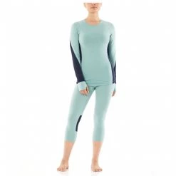 Icebreaker - Women's 260 Zone L/S Crewe - Sous-vêtement mérinos -Sous-vêtements mérinos Soldes icebreaker womens 260 zone l s crewe sous vetement merinos bf detail 6