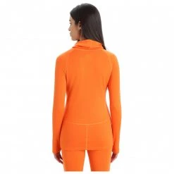 Icebreaker - Women's Merino L/S Roll Neck - Sous-vêtement mérinos 11 Icebreaker - Women's Merino L/S Roll Neck - Sous-vêtement mérinos -Sous-vêtements mérinos Soldes icebreaker womens merino l s roll neck sous vetement merinos detail 4