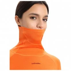 Icebreaker - Women's Merino L/S Roll Neck - Sous-vêtement mérinos 12 Icebreaker - Women's Merino L/S Roll Neck - Sous-vêtement mérinos -Sous-vêtements mérinos Soldes icebreaker womens merino l s roll neck sous vetement merinos detail 5