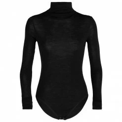 Icebreaker - Women's Queens L/S High Neck Bodysuit -Sous-vêtements mérinos Soldes icebreaker womens queens l s high neck bodysuit 1