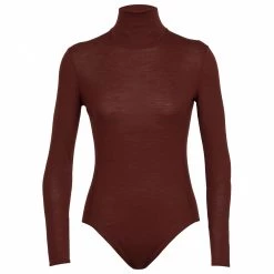 Icebreaker - Women's Queens L/S High Neck Bodysuit -Sous-vêtements mérinos Soldes icebreaker womens queens l s high neck bodysuit 2