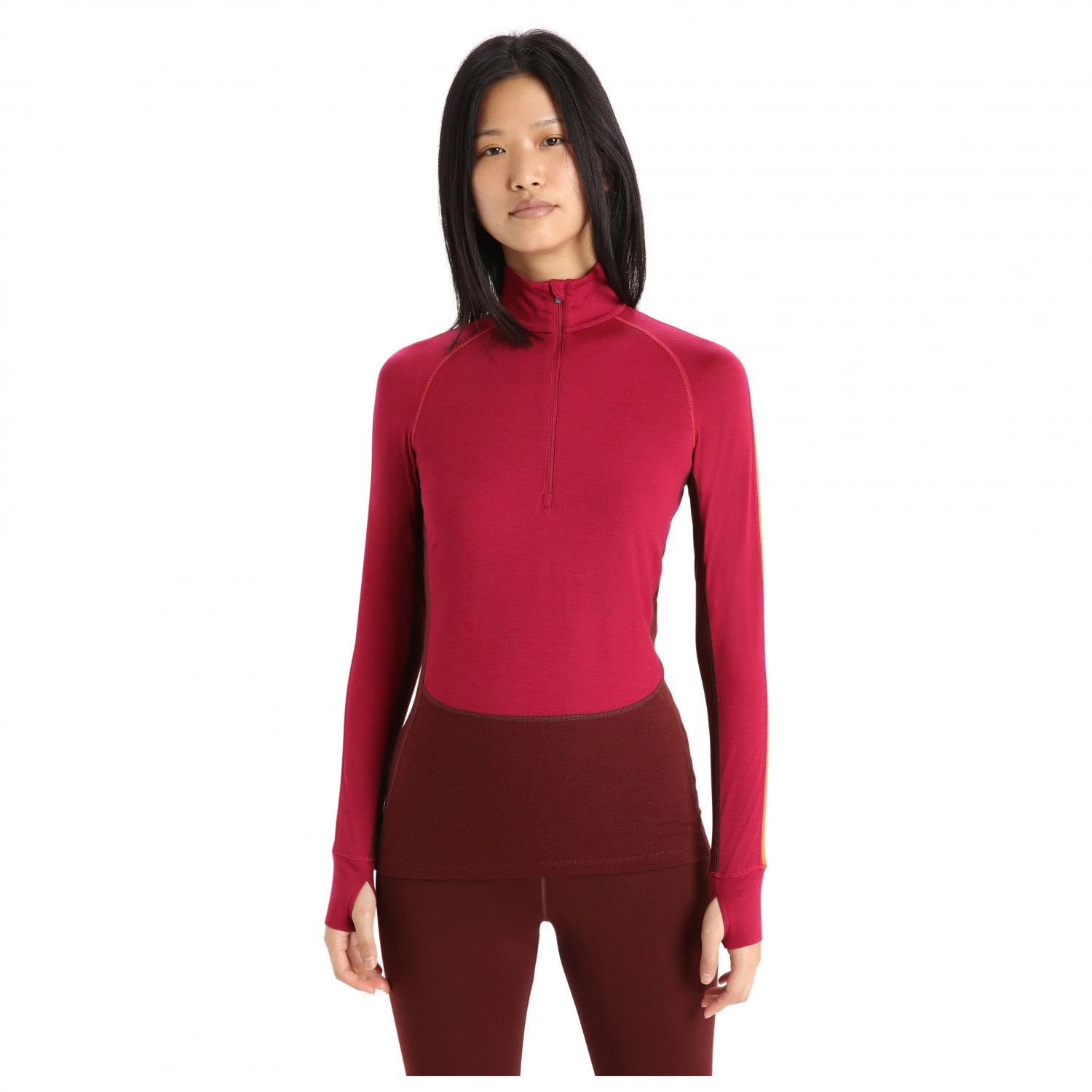 Icebreaker - Women's Zoneknit 260 L/S Half Zip - Sous-vêtement mérinos 4 Icebreaker - Women's Zoneknit 260 L/S Half Zip - Sous-vêtement mérinos – Image 2