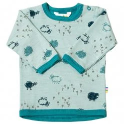 Joha - Kid's 4039 Blouse with Long Sleeves - T-shirt en laine mérinos