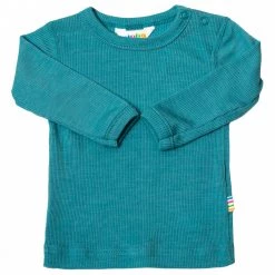 Joha - Kid's 4043 Blouse with Long Sleeves - T-shirt en laine mérinos