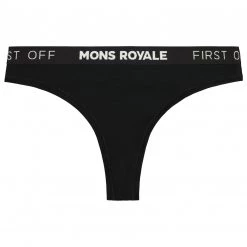 Mons Royale - Women's Merino Thong - Sous-vêtement mérinos -Sous-vêtements mérinos Soldes mons royale womens merino thong sous vetement merinos 1