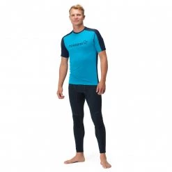 Norrøna - Falketind Equaliser Merino T-Shirt - T-shirt en laine mérinos -Sous-vêtements mérinos Soldes norroena falketind equaliser merino t shirt t shirt en laine merinos detail 3