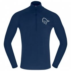 Norrøna - Norrøna pureUll Zip Neck - Pull en laine mérinos