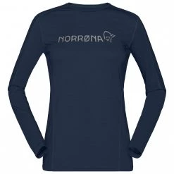 Norrøna - Women's Falketind Equaliser Merino Round Neck - T-shirt en laine mérinos -Sous-vêtements mérinos Soldes norroena womens falketind equaliser merino round neck t shirt en laine merinos 1