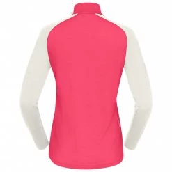 Norrøna - Women's Norrøna pureUll Zip Neck - Pull en laine mérinos -Sous-vêtements mérinos Soldes norroena womens norroena pureull zip neck pull en laine merinos detail 2