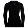 Odlo - Women's BL Top Crew Neck L/S Merino 260 - Sous-vêtement mérinos -Sous-vêtements mérinos Soldes odlo womens bl top crew neck l s merino 260 sous vetement merinos
