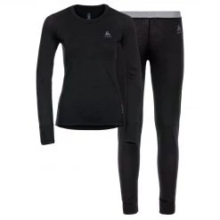 Odlo - Women's Set Long Merino 200 - Sous-vêtement mérinos -Sous-vêtements mérinos Soldes odlo womens set long merino 200 sous vetement merinos 1