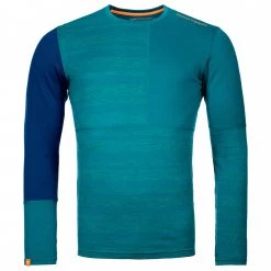 Ortovox - 185 Rock'N'Wool Long Sleeve - Sous-vêtement mérinos -Sous-vêtements mérinos Soldes ortovox 185 rocknwool long sleeve sous vetement merinos 3
