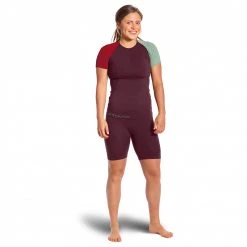 Ortovox - Women's 120 Comp Light Short Sleeve - Sous-vêtement mérinos 7 Ortovox - Women's 120 Comp Light Short Sleeve - Sous-vêtement mérinos -Sous-vêtements mérinos Soldes ortovox womens 120 comp light short sleeve sous vetement merinos detail 2