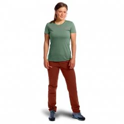 Ortovox - Women's 120 Tec Mountain - T-shirt en laine mérinos 7 Ortovox - Women's 120 Tec Mountain - T-shirt en laine mérinos -Sous-vêtements mérinos Soldes ortovox womens 120 tec mountain t shirt en laine merinos detail 2