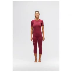 Salewa - Women's Cristallo Warm AMR 3/4 Tight - Sous-vêtement mérinos -Sous-vêtements mérinos Soldes salewa womens cristallo warm amr 3 4 tight sous vetement merinos detail 3