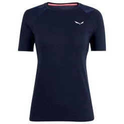 Salewa - Women's Cristallo Warm AMR Tee - Sous-vêtement mérinos -Sous-vêtements mérinos Soldes salewa womens cristallo warm amr tee sous vetement merinos 3