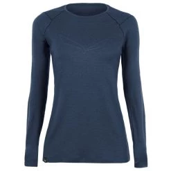 Salewa - Women's Pure Logo AMR Graphic L/S Tee - T-shirt en laine mérinos