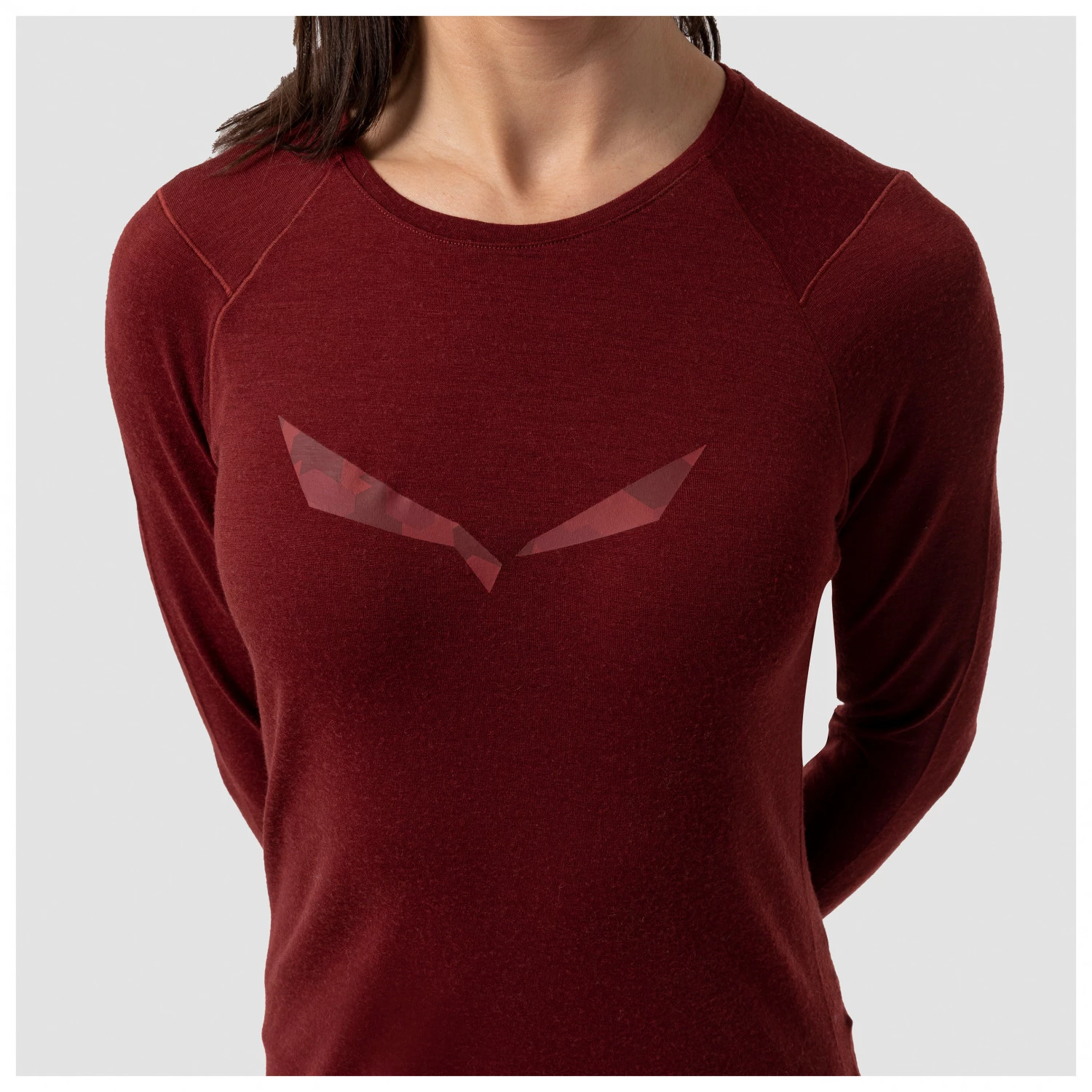 Salewa - Women's Pure Logo AMR Graphic L/S Tee - T-shirt en laine mérinos 7 Salewa - Women's Pure Logo AMR Graphic L/S Tee - T-shirt en laine mérinos – Image 5