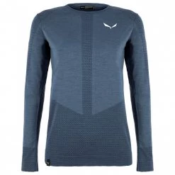 Salewa - Women's Zebru Responsive L/S Tee - Sous-vêtement mérinos -Sous-vêtements mérinos Soldes salewa womens zebru responsive l s tee sous vetement merinos 2