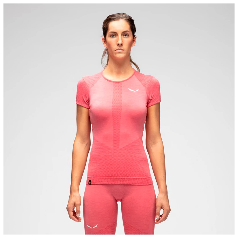 Salewa - Women's Zebru Responsive S/S Tee - Sous-vêtement mérinos 5 Salewa - Women's Zebru Responsive S/S Tee - Sous-vêtement mérinos – Image 3