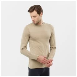 Salomon - Essential Wool - Sous-vêtement mérinos -Sous-vêtements mérinos Soldes salomon essential wool sous vetement merinos detail 3