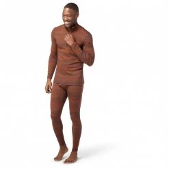 Smartwool - Classic Thermal Merino BL Pattern 1/4 Zip Boxed - Sous-vêtement mérinos -Sous-vêtements mérinos Soldes smartwool classic thermal merino bl pattern 1 4 zip boxed sous vetement merinos detail 2