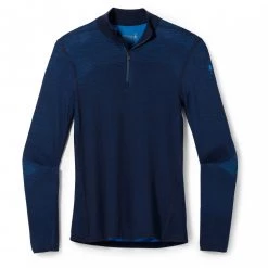 Smartwool - Intraknit Thermal Merino Base Layer 1/4 Zip - Sous-vêtement mérinos -Sous-vêtements mérinos Soldes smartwool intraknit thermal merino base layer 1 4 zip sous vetement merinos 1