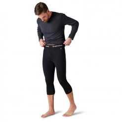 Smartwool - Merino 150 Baselayer 3/4 Bottom Boxed - Sous-vêtement mérinos -Sous-vêtements mérinos Soldes smartwool merino 150 baselayer 3 4 bottom boxed sous vetement merinos detail 2