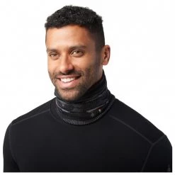 Sous-vêtements mérinos Soldes -Sous-vêtements mérinos Soldes smartwool thermal merino reversible pattern neck gaiter foulard detail 2